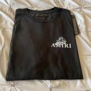 Amiri T-shirt size Large, Black Cherub 100% authentic. Worn once, with tags